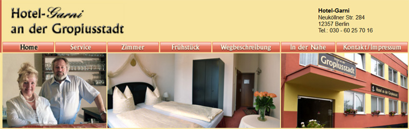 Zur Internetseite des Hotel Gropiusstadt