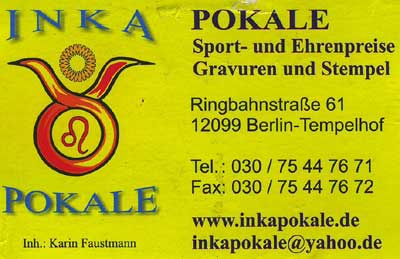  Zur Seite der Inka Pokale